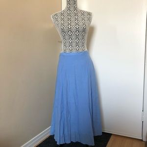 Light Blue Designer Nina K Maxi Skirt